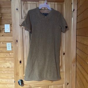 Xs brown/beige wiggins dress